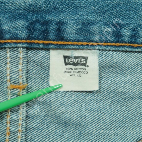 Vintage Levis 501 Original Fit Jeans Mens 31 Blue Denim 90s - Picture 6 of 9